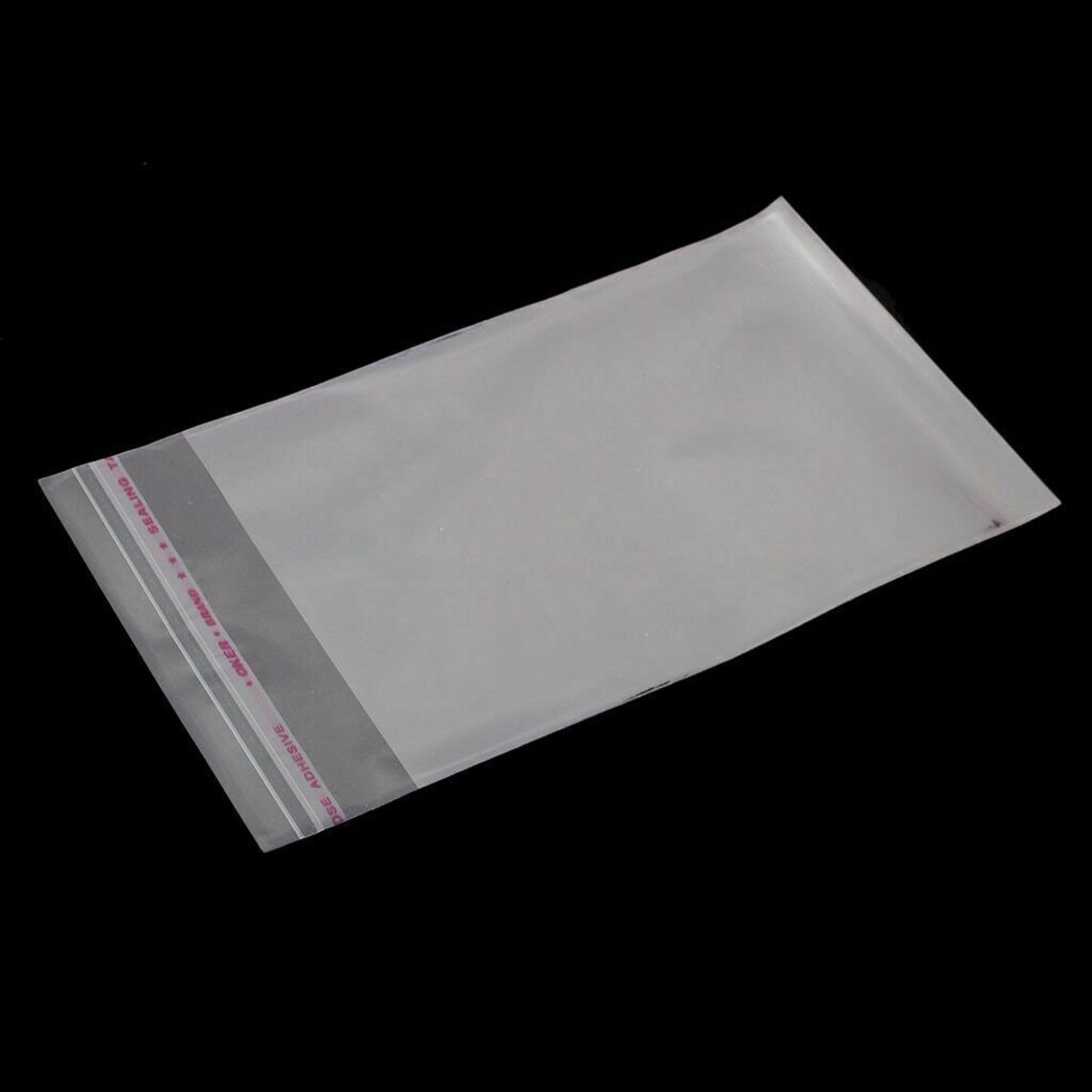 100 Clear Plastic DVD Case Wrapping Sleeves Resealable 14mm Etsy