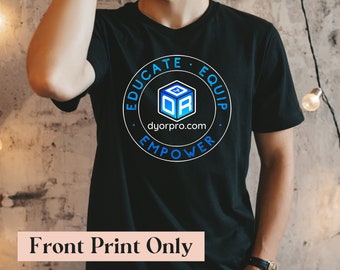 Crypto T Shirt, Front Print, Official DYOR Shirt, DYOR Merch, Dyor Project Token, ALT Coin Shirt, Cryptocurrency Clothing, Crypto Gift