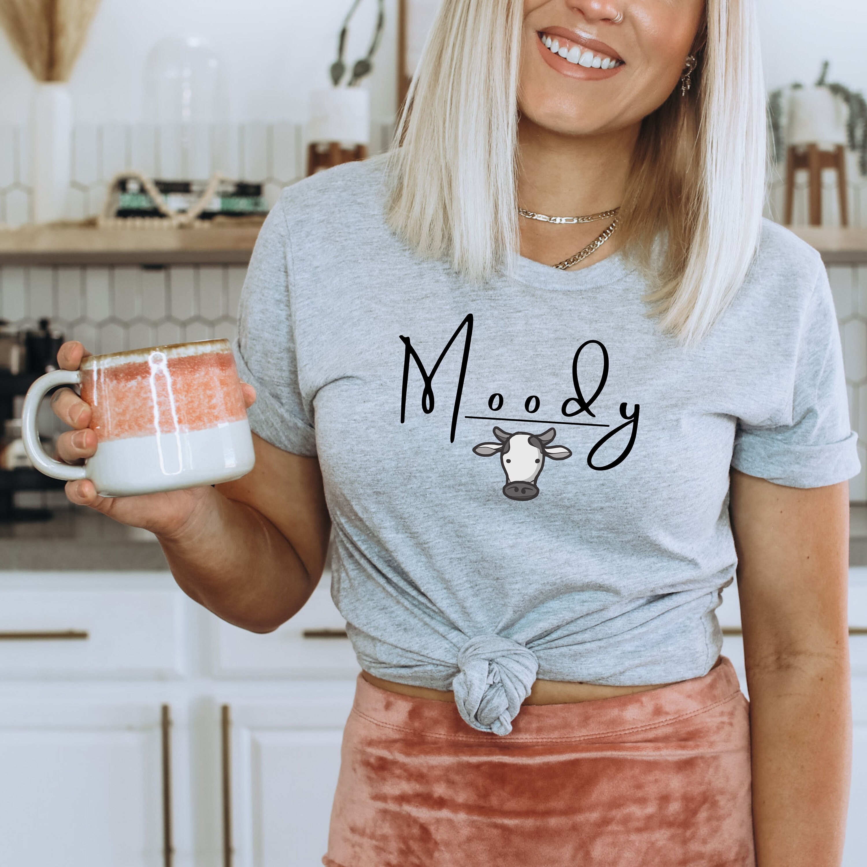 Moody Cow Lover T Shirt Funny Cow Shirt 