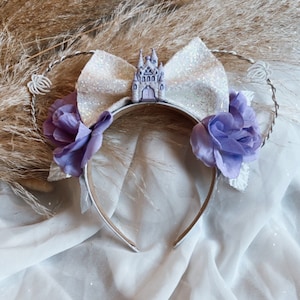 Disneyland Castle Headband | Sparkling Disney Castle Mouse Ears | Cinderellas Castle Ears