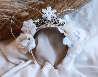 Elsa Inspired Ears | Disneyland Mouse Ears | Frozen Character Headband | Frozen Elsa Headband