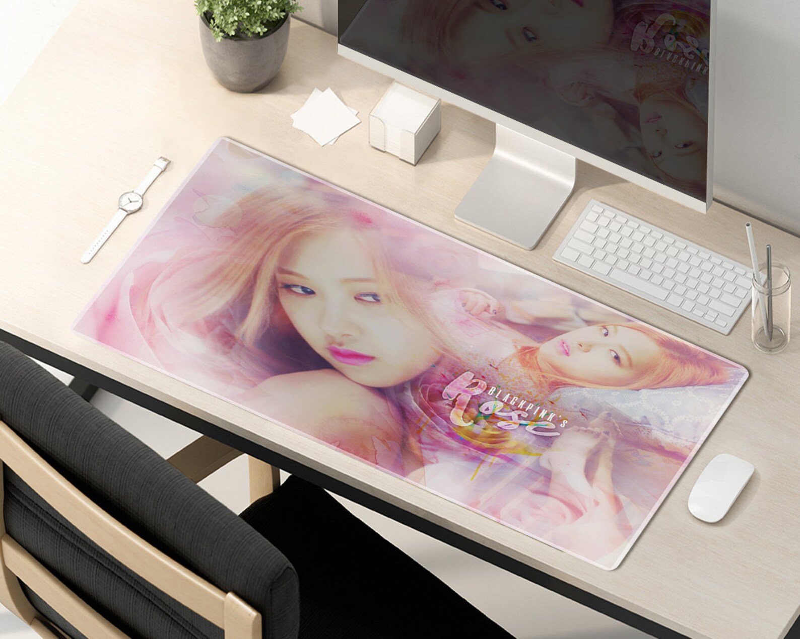 Kpop Idol Mouse Pad Kpop Desk Mat Gaming Large Mouse Pad Etsy