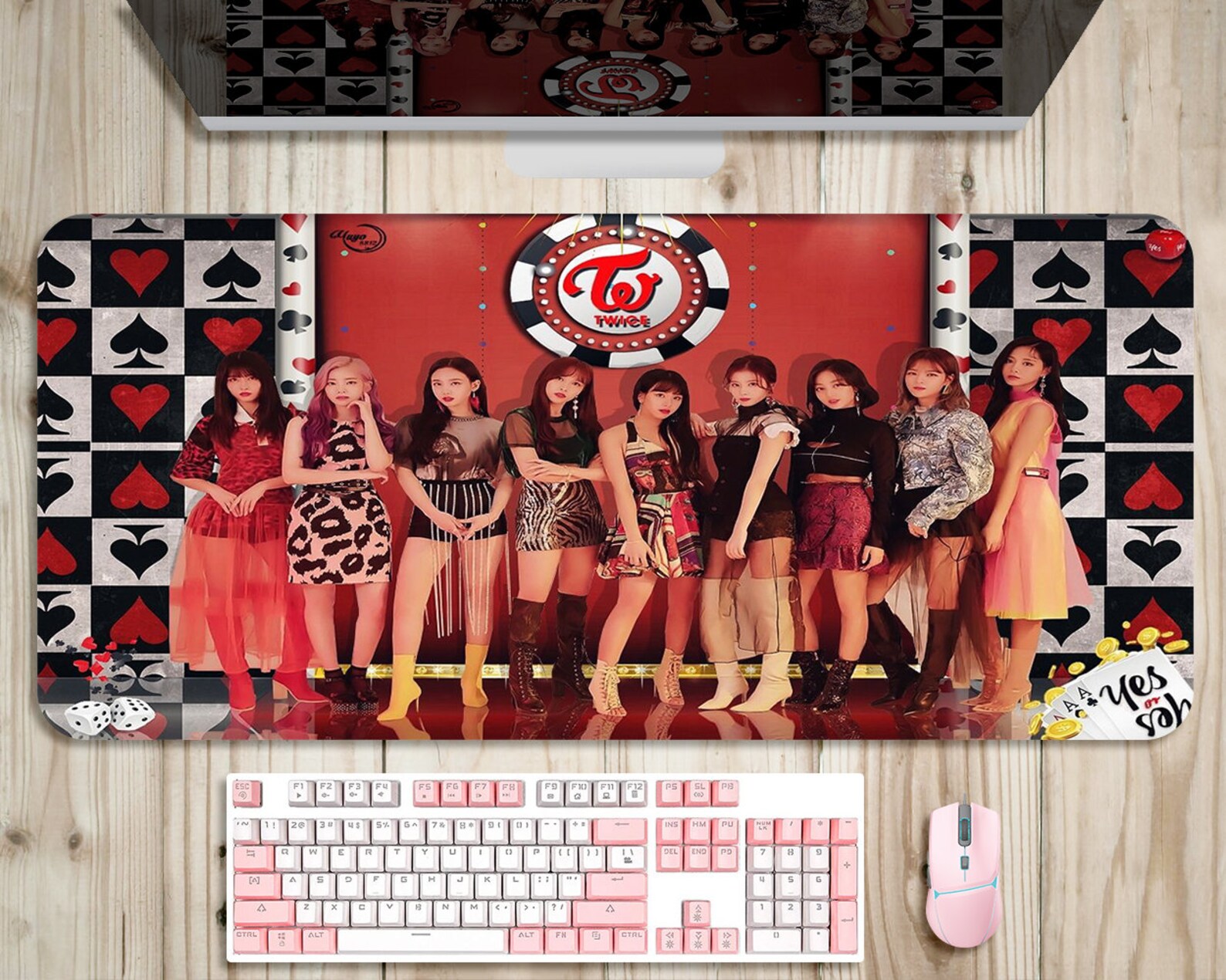 Twice Kpop Special Mouse Pad Girlgroup Idol Desk Mat Gaming Etsy