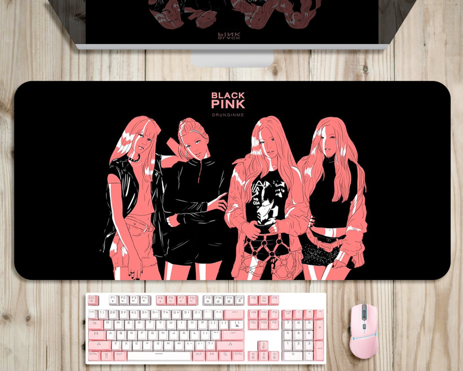 BP Girl Group Mouse Pad Kpop Desk Mat Gaming Large Mouse | Etsy
