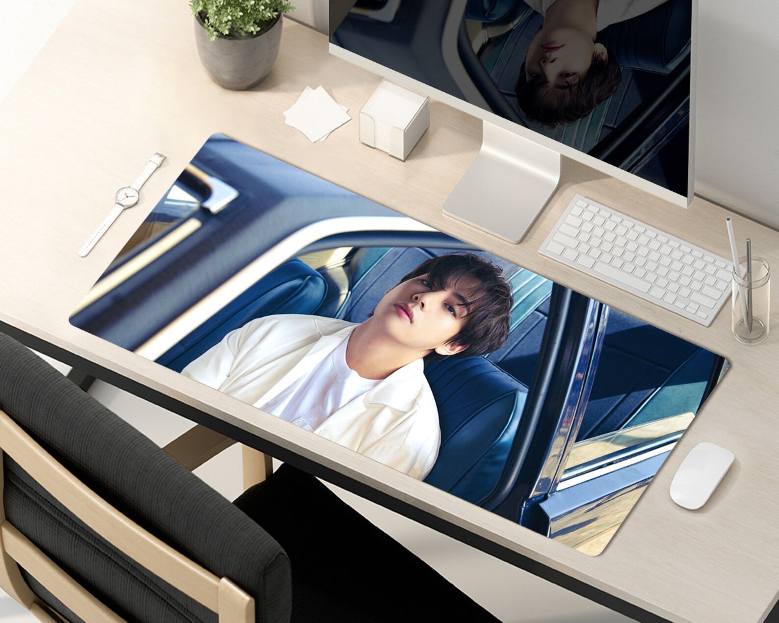 V Bts Special Mouse Pad Kpop Idol Large Desk Mat Gaming Etsy