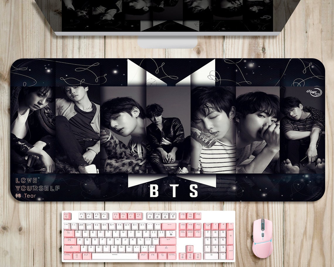 Bts Kpop Special Mouse Pad Boygroup Idol Desk Mat Gaming Etsy