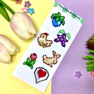 Stardew Valley Vinyl Sticker Sheet| Pixel Art