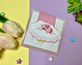 Kirby Magnetic Bookmark| Book Lover Bookworm