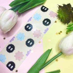 Soot Sprites Themed Bookmark | Anime Inspired Bookmark Double Sided