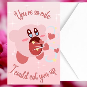 Tarjeta de San Valentín de Kirby/Regalo para jugadores de Nintendo