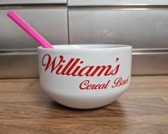 Personalised Cereal/Soup Bowl