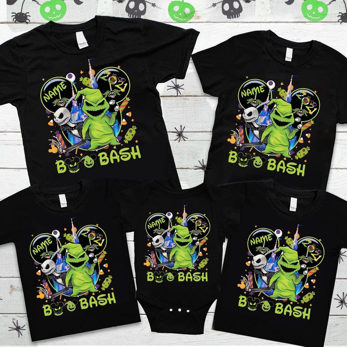 Personalized Oogie Boogie Boo Bash Halloween Shirt Disney Etsy