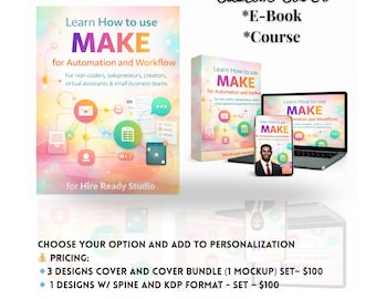 Custom E-Book Cover Design & Formatting: Professional E-Book Layout (Digital Download)