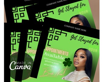Hair Flyer, Social Media Flyer, St Patrick's Day Flyer, Holiday Flyer, Happy Hour Flyer