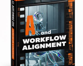 AI Automation eBook Canva Template: Workflow Alignment, Digital Download PLR
