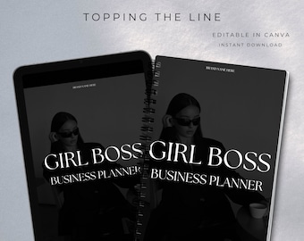 PLR Girl Boss Business Planner: Resell Commercial Use (Digital Download)