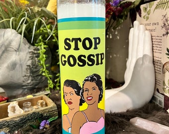 Stop Gossip Vigil Candle