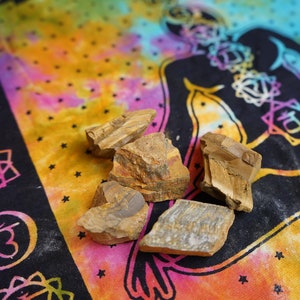 Raw Tigers Eye Natural Stone