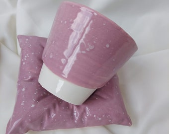 Handmade Ceramic Designer Mug with Ceramic Pillow Plate