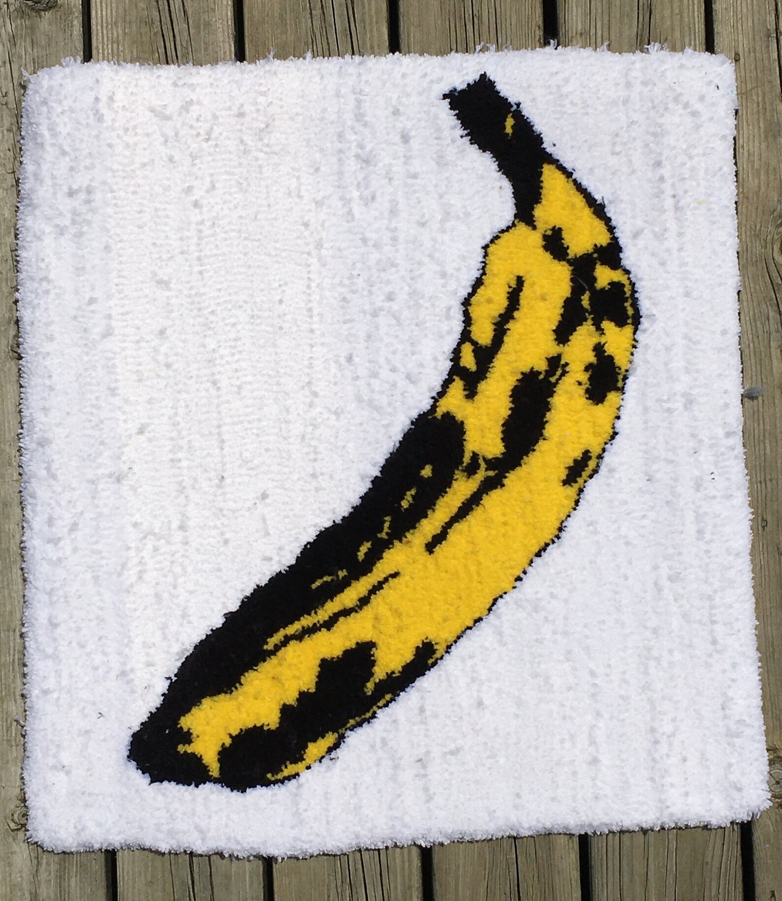 Andy Warhol Banana Rug Large Etsy