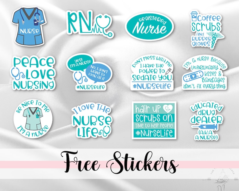 Nurse Planner, Nurse Notebook, Nursing Student Planner, Nursing School Planner, Student Nurse, Medical Student Planner, Free Nurse Stickers image 9