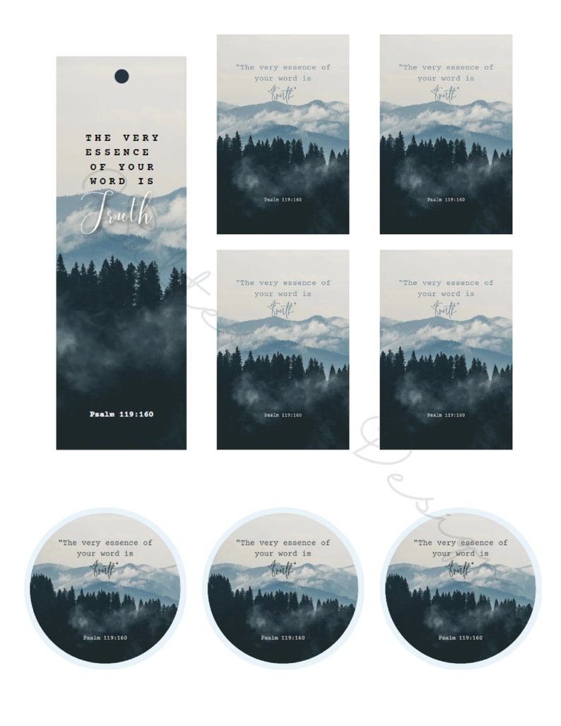 JW Year Text 2023 Printable Pack JW Bookmark Labels Etsy