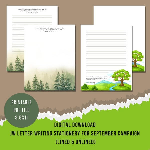 Jw Printables - Etsy