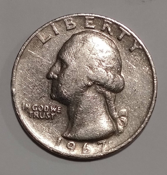 1967 no mint mark quarter Etsy
