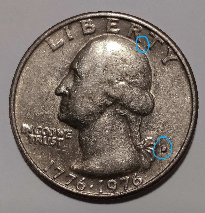 Rare 1976 Bicentennial Quarter Blob In Place Of Mint Mark Etsy Rare 1976 Bicentennial Quarter Blob In Place Of Mint Mark Etsy