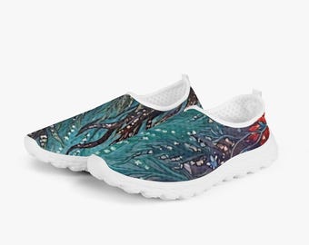 Scarpe da corsa slip-on da donna in mesh