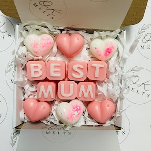 Mum wax melt gift box, mother day gift.