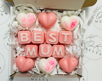 Mum wax melt gift box, mother day gift.