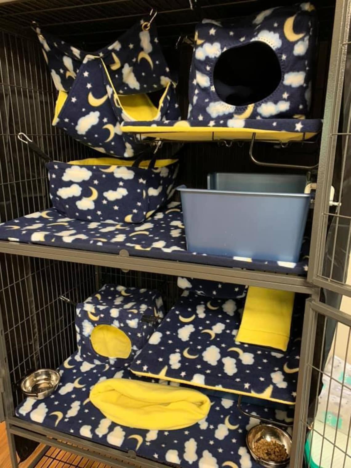 Ferret Nation Cage Liners and 6 Piece Accessory Set for Etsy