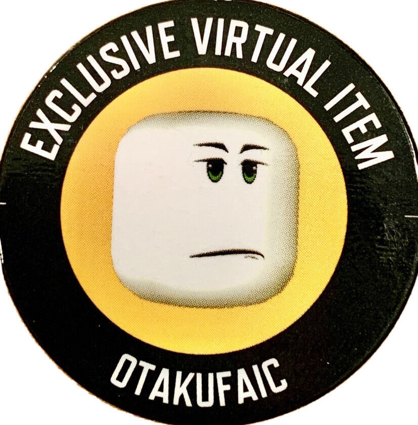 Roblox OTAKUFAIC Exclusive Virtual Item Code Rare & Unique Worldwide - Etsy