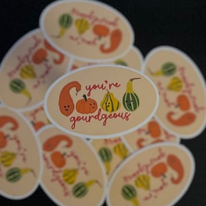 GOURD Geous vinyl sicker