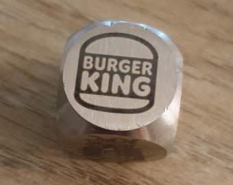 Dés de Décision de Restaurant Fast Food - Jeu de Dés Original à 6 Faces pour Choix de Repas Rapide - Cadeau Unique.