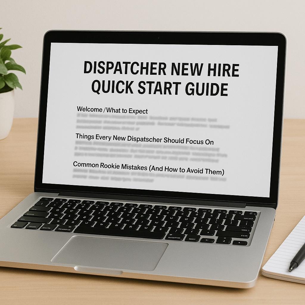 911 Dispatcher New Hire Quick Start Guide (editable PDF & DOCX) - Etsy