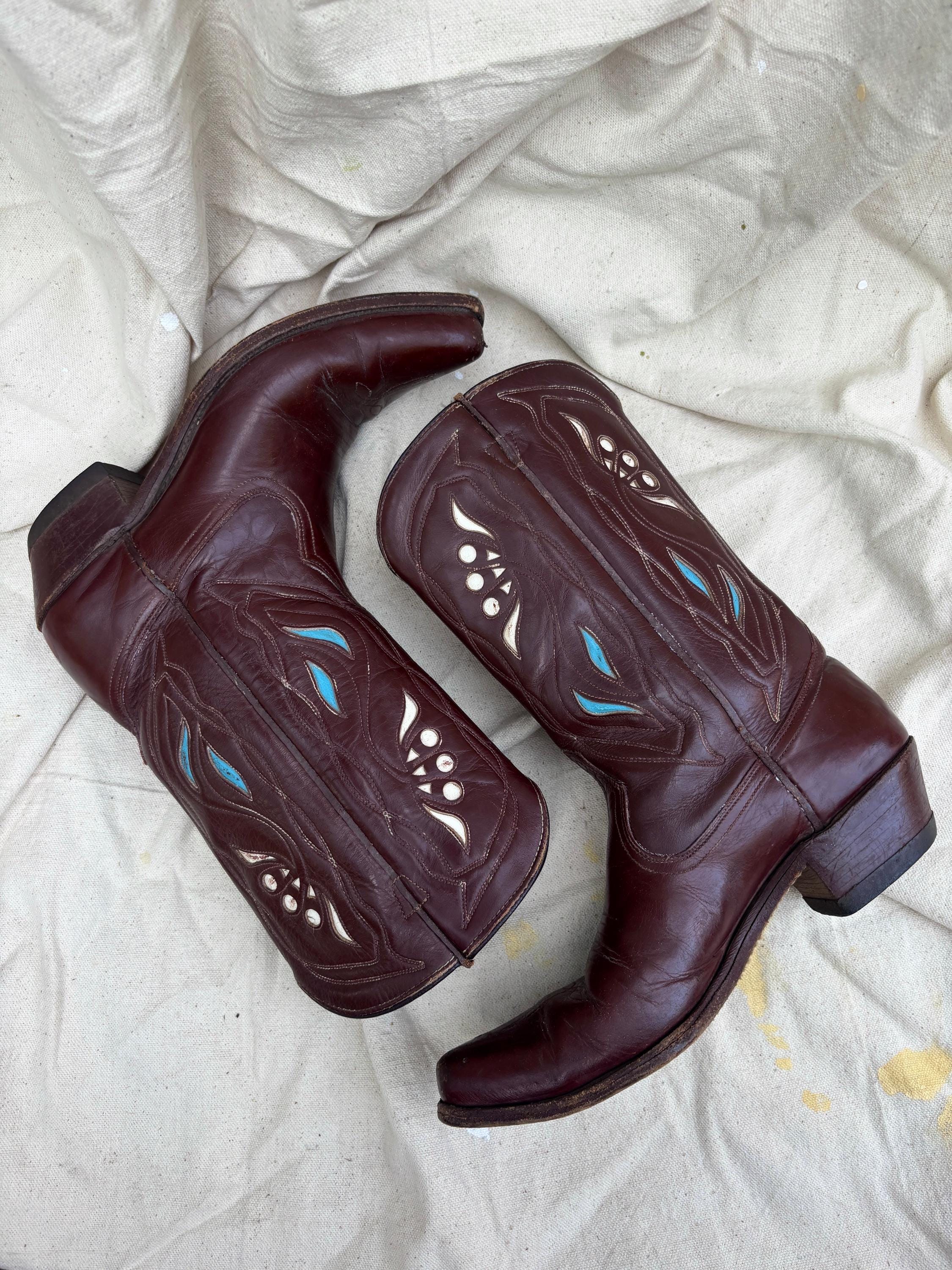 靴 1950-1960s ACME Western Boots Size3 1/2 il_fullxfull.6025888966_qzja.jpg