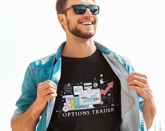 Options Trader Tshirt, Stocks Trader shirt, Trading, Stocks, Cryptocurrency, Bitcoin