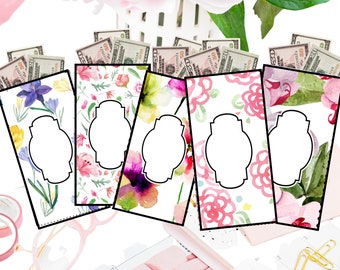 Cash Envelopes Printable, Cash Envelope System, Pink Valentines Day ...