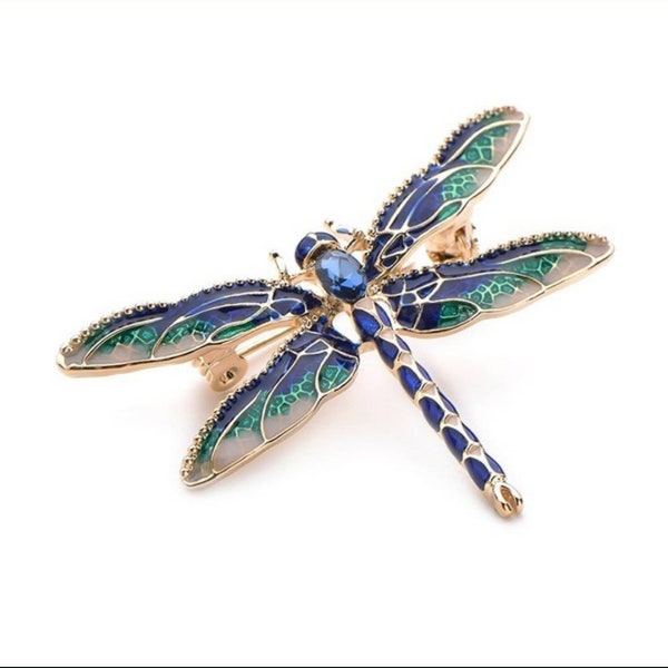 Dragonfly Brooch Etsy