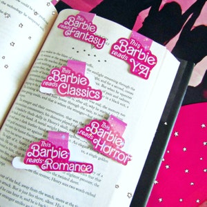 Pink Reader Magnetic Bookmarks