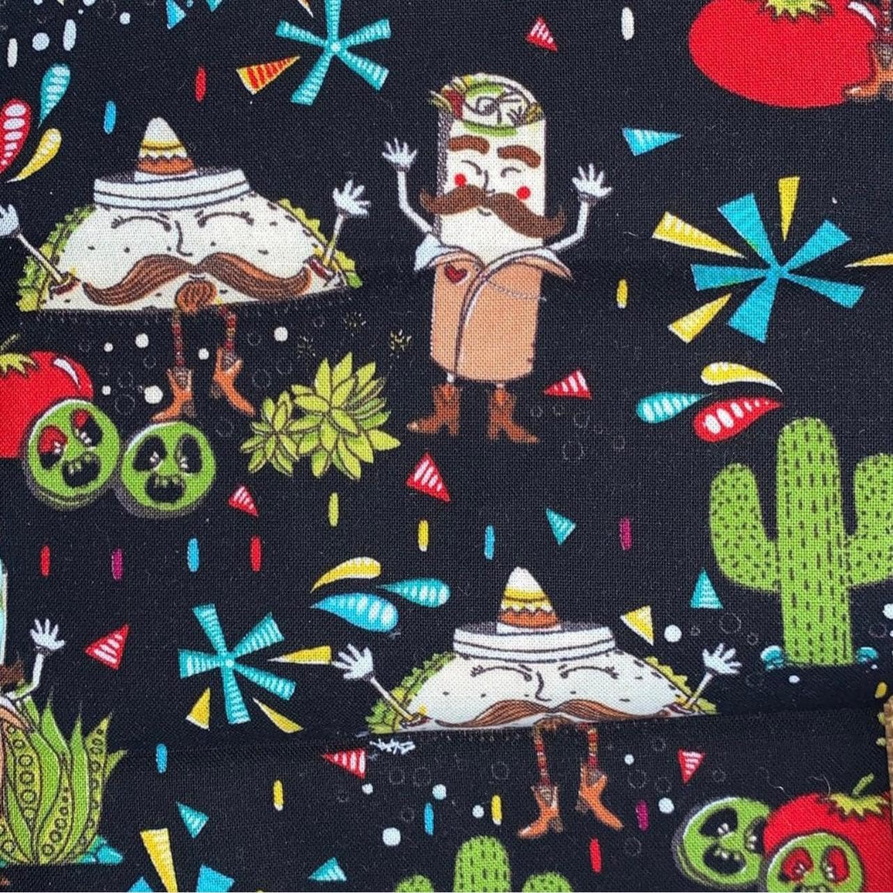 Señor Tacos Pet Bandana, Taco Lovers Pet Neckwear, Taco Tuesday and Burritos Pet Bandana, Pañuelo Gato o Perro