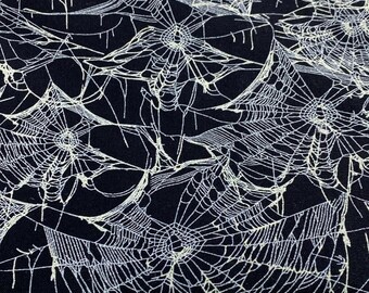Spinneweb op zwarte pet-bandana, spooky spiderweb-halloween-pet-bandana, Halloween-omkeerbare pet-bandana,