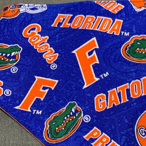 University of Florida Pet Bandana UF Pet Neckwear Go Gators Etsy