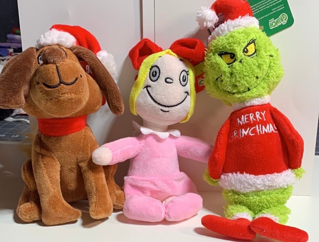 Personalised Grinch Teddy Green Custom Christmas Xmas Plush Soft Toy Filler  Unique Gift Present 2023