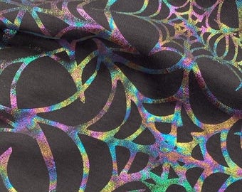 Holografische spinnenweb halloween huisdier bandana, Halloween griezelige spinnenweb bandana, schattige griezelige huisdier bandana,