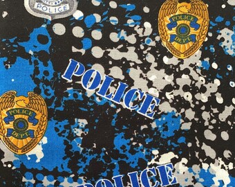 Police Pet Bandana, Law Enforcement Pet Bandana, Blue Line Pet Bandana