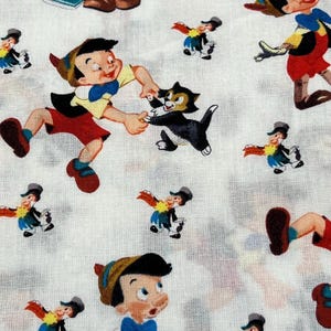 Pinocchio & Figaro Pet Bandana, Pinocchio Pet Neckwear, Disney Lovers Pet Bandana, Pañuelo Pinocho, Figaro The Cat Bandana, Jiminy Cricket