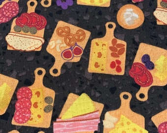 Charcuterie Boards Pet Bandana, Cheese Board Pet Reversible bandana, Meat Board Bandana, Food Lover bandana, Party Pet Bandana